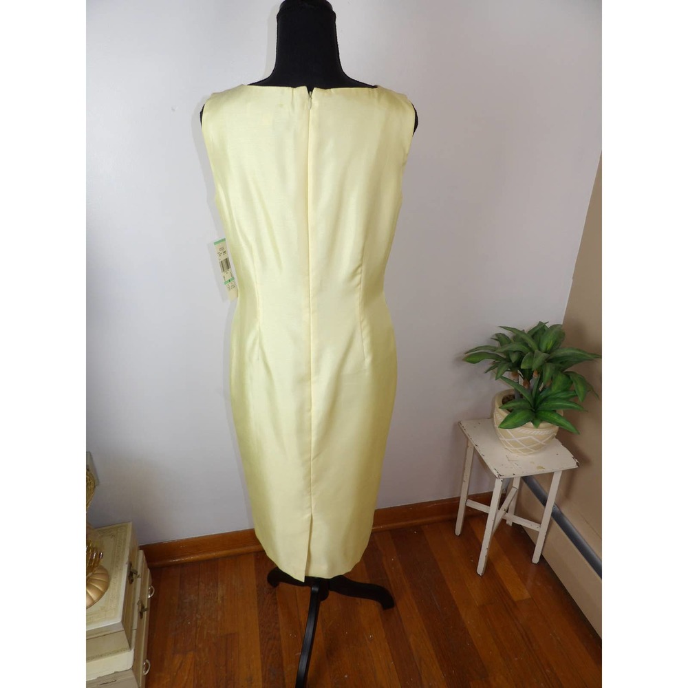 Vintage 80's/90's Classy Yellow Two-Piece Dress Suit / Nwt - Picture 14 of 16